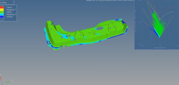 One step forming analysis - Car door hinge bracket - Image 3